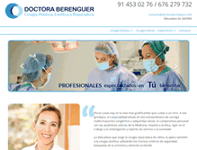 Tablet Screenshot of doctoraberenguer.com
